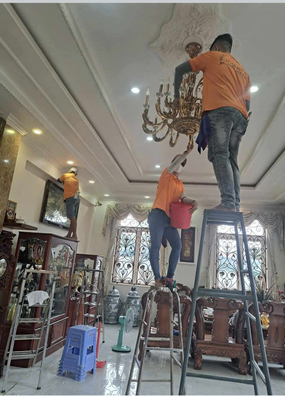 dọn vệ sinh nhà cũ sau sửa chữa tại Sa Đéc